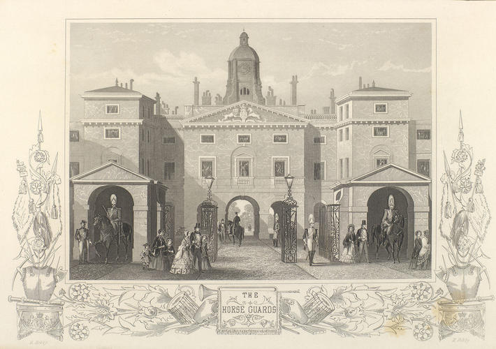 The Horse Guards. View of the Horse Guards entrance The Horse Guards. View of the Horse Guards entrance