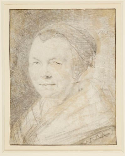 Portrait of a woman in a cap Portrait of a woman in a cap
