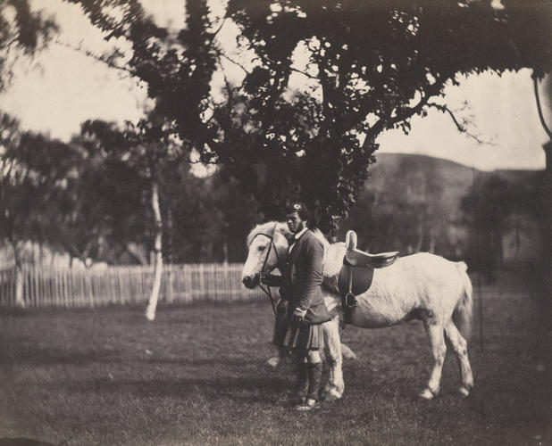 Queen Victoria's Pony, Craig Liadh (died in 1855) with John Brown