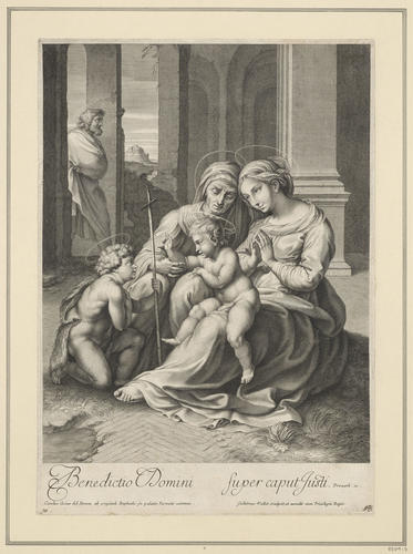Holy Family with St Elizabeth and St John the Baptist [`The Madonna del Divino Amore?]