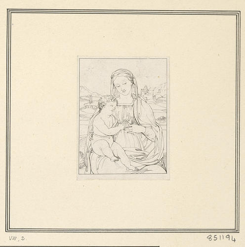 The Virgin and Child reading a book