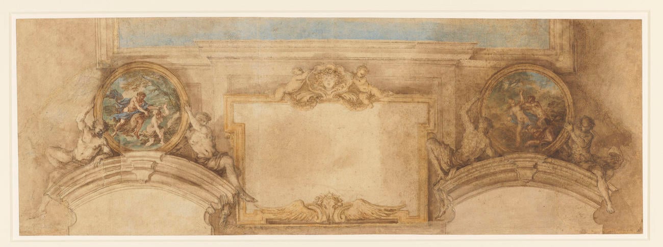 A ceiling design for Palazzo Borghese A ceiling design for Palazzo Borghese