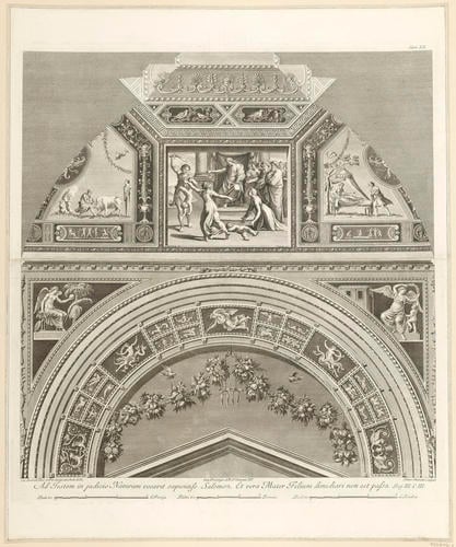 Master: Logge di Rafaele nel Vaticano
Item: An elevation of a quarter of the vault of the twelfth bay of the Raphael Loggia