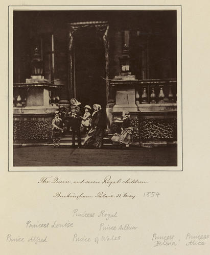 Queen Victoria with seven of her children Queen Victoria with seven of her children