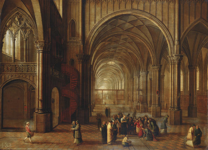 The Interior of a Church: the Woman taken in Adultery
