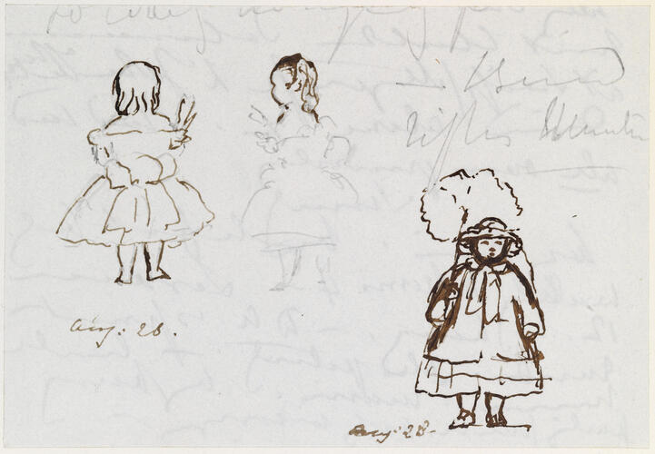 Master: Sketches of the Royal Children by V. R. from 1841-1859
Item: Three studies of Princess Beatrice