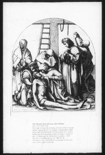 Descent from the cross, after Holbein Descent from the cross, after Holbein