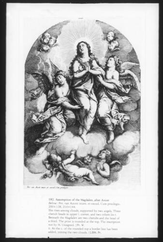 Assumption of the Magdalen, after Avont Assumption of the Magdalen, after Avont