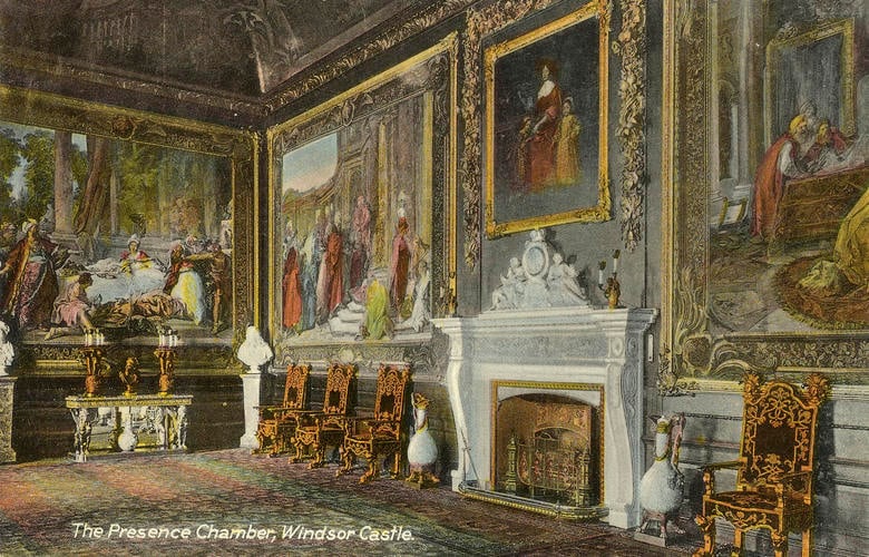 The Queen's Presence Chamber, Windsor Castle The Queen's Presence Chamber, Windsor Castle