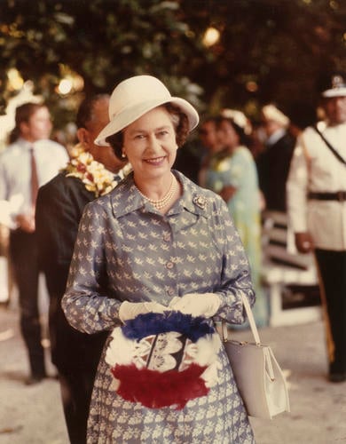 HM Queen Elizabeth II during a visit to Nauru, Micronesia HM Queen Elizabeth II during a visit to Nauru, Micronesia