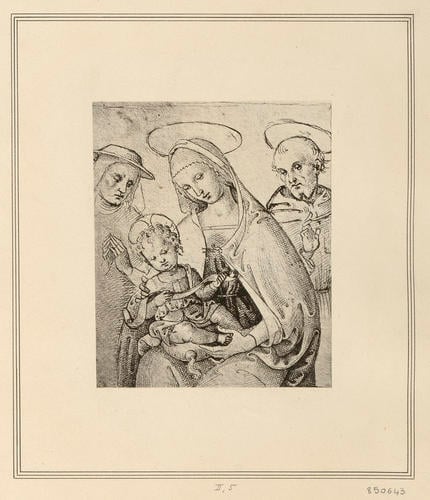 The Virgin and Child with Saints Jerome and Francis