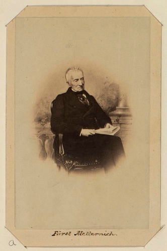 Prince Clemens Wenzel Lothar Metternich-Winneburg (1773-1859)