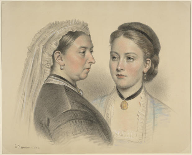 Queen Victoria with Princess Beatrice Queen Victoria with Princess Beatrice