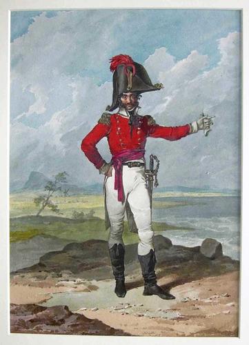 Spanish Army. Field Officer, Regiment of the Cortez, 1813