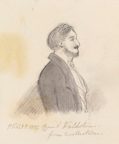 Master: H. R. H. THE PRINCESS VICTORIA ORIGINAL PORTRAITS VOL. II.
Item: Count Waldstein from Recollection Master: H. R. H. THE PRINCESS VICTORIA ORIGINAL PORTRAITS VOL. II.
Item: Count Waldstein from Recollection