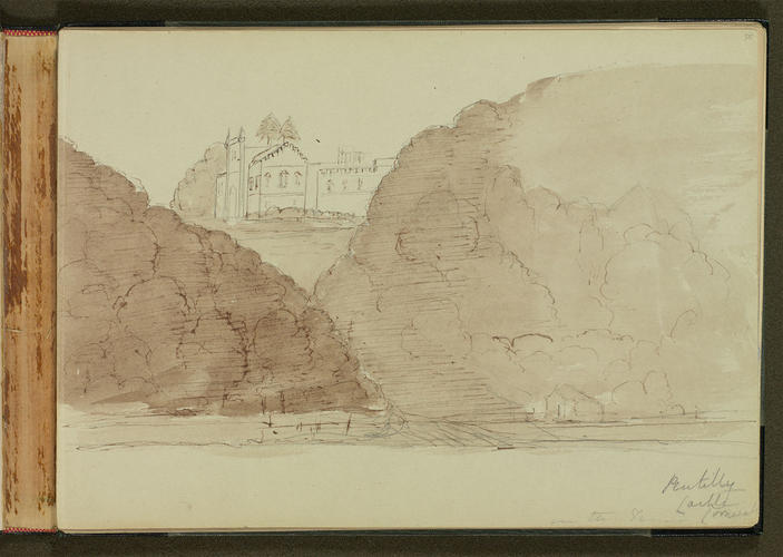 Master: SKETCHES FROM NATURE V. R. MDCCCXLV TO MDCCCLII
Item: Pentilly Castle Cornwall on the Tamar