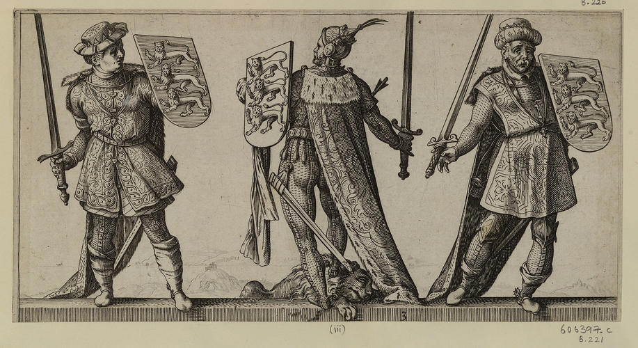 Master: [The Kings and Queens of England]
Item: [The Kings and Queens of England: Henry II, Richard I, and King John]
