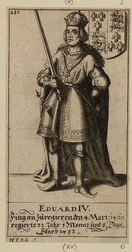 Master: [Kings and Queens of England from William I to Charles II]
Item: EDUARD IV