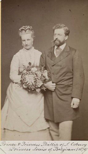 Prince Philipp and Princess Louise of Saxe-Coburg-Gotha Prince Philipp and Princess Louise of Saxe-Coburg-Gotha