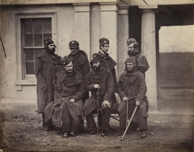 Men of the Coldstream Guards wounded in the Crimea