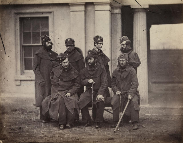 Men of the Coldstream Guards wounded in the Crimea Men of the Coldstream Guards wounded in the Crimea