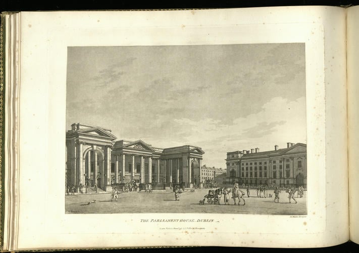 A Picturesque and descriptive view of the city of Dublin described in a series of the most interesting scenes taken in the year 1791 / by James Malton. With : A Brief authentic history from the earlie A Picturesque and descriptive view of the city of Dublin described in a series of the most interesting scenes taken in the year 1791 / by James Malton. With : A Brief authentic history from the earlie