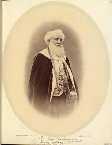 Sir Peter Fairbairn, Mayor of Leeds, September 1858 [Photographic Portraits Vol. 3/61 1856-1863]