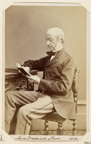 Lord Frederick Kerr. 1870. [Royal Household Portraits. Volume 55. ]