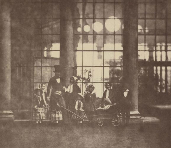 Queen Victoria, Prince Albert and royal children at Buckingham Palace Queen Victoria, Prince Albert and royal children at Buckingham Palace