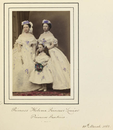 'Princess Helena, Princess Louise, Princess Beatrice' 'Princess Helena, Princess Louise, Princess Beatrice'
