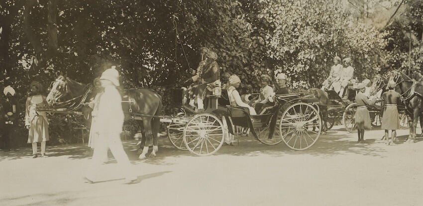 Reception of Indian Princes, Bombay, 10 November 1905