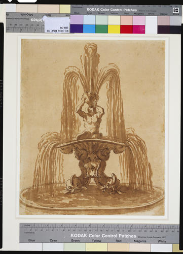 A study for the Fontana del Tritone, Piazza Barberini, Rome