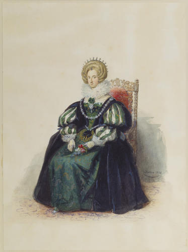 Louise, Queen of the Belgians, as Princess Elisabeth of France