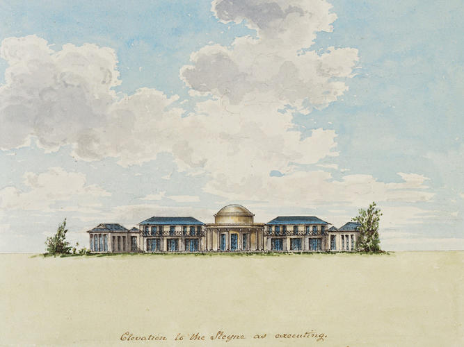 Marine Pavilion, Brighton. July 1801