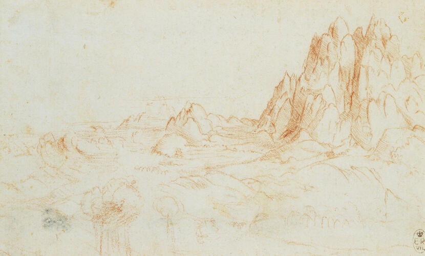 A mountain landscape