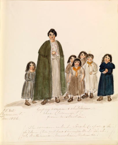 Master: H. R. H. THE PRINCESS VICTORIA SKETCHES VOL.
Item: Gipsy woman and children