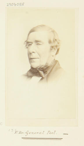 Rt Hon. General Peel [Photographic Portraits Vol. 4/62 1861-1876]