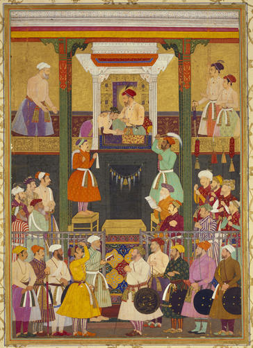 Master: Padshahnamah پادشاهنامه (The Book of Emperors) ‎‎
Item: The Departure of Prince Shah-Shuja for Kabul (16 March 1638)