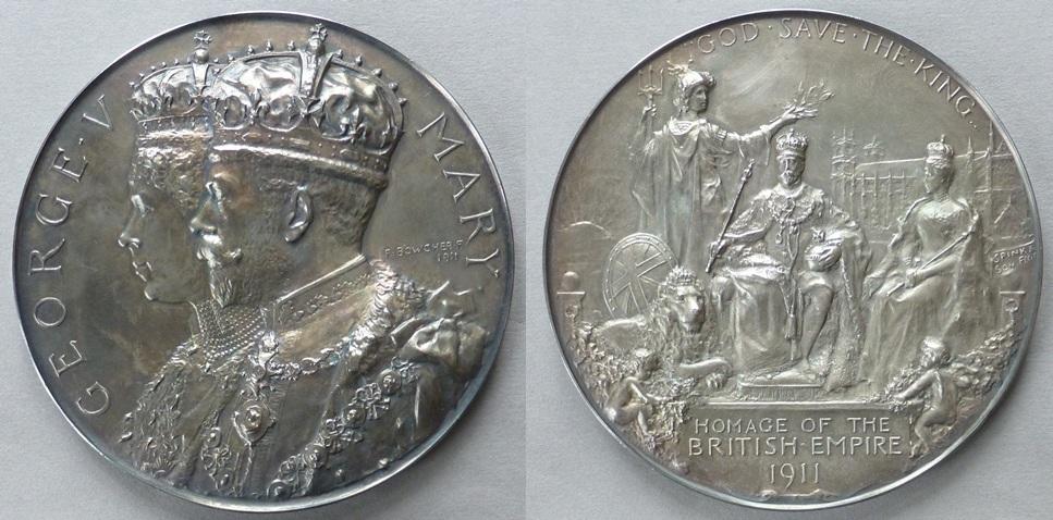 Medal commemorating the Coronation of George V Medal commemorating the Coronation of George V