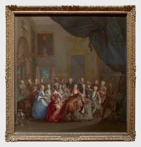 Frame for RCIN 403539, Laroon the Younger, Dinner Party Frame for RCIN 403539, Laroon the Younger, Dinner Party