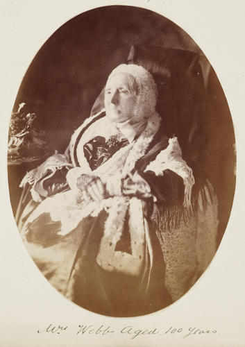 Mrs Webb, aged 100 years. [Photographic Portraits. Volume 67. ]