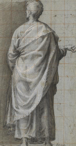 A man seen from behind A man seen from behind