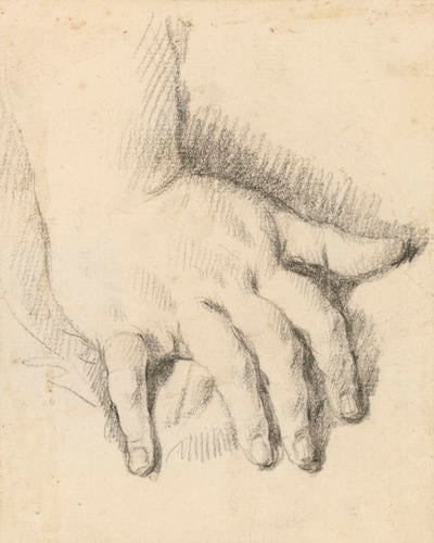 A study of a hand A study of a hand