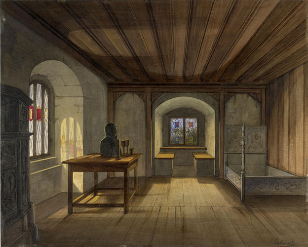 The Veste Coburg: the bedroom of Martin Luther The Veste Coburg: the bedroom of Martin Luther