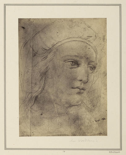 A study for the head of a Muse