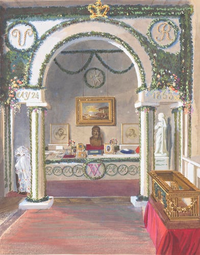 Master: The Queen's Birthday Table at Osborne, 24 May 1853; and the 