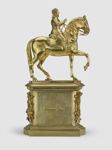 Equestrian statuette of Charles I (1600-1649)