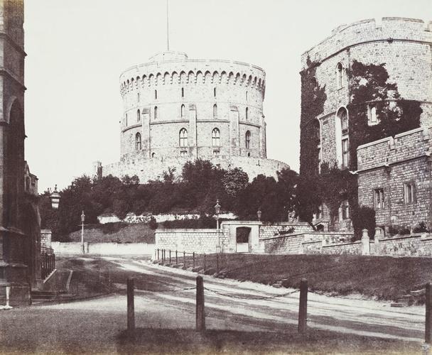 View of the Round Tower and King Henry III Tower, Windsor Castle. [Windsor Castle]
