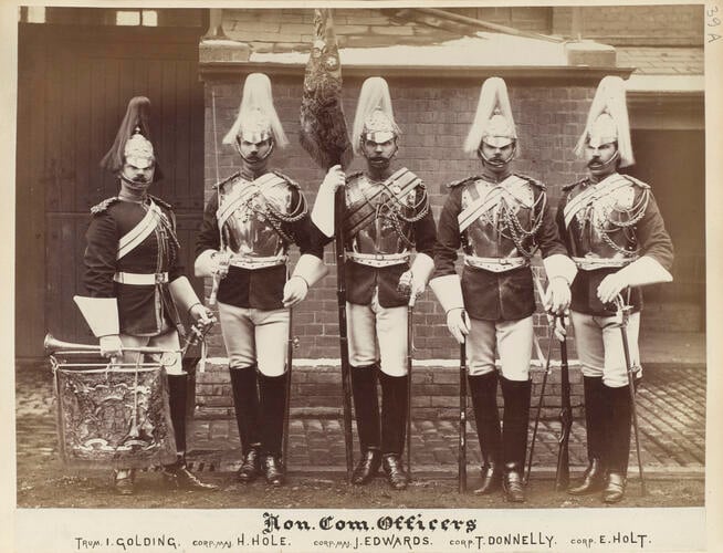 Non-Commissioned Officers from the Life Guards who served in the Anglo-Egyptian War