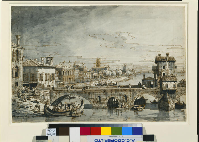 A capriccio with the Ponte delle Navi in Verona